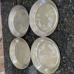 Vintage Set of 4 8" Pie Pans